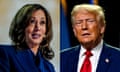 Kamala Harris and Donald Trump