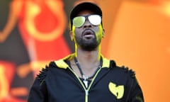 RZA performing at the Governors Ball music festival in New York 2017