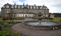 The five-star Gleneagles hotel in Perthshire, Scotland.