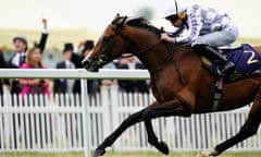 Ryan Moore pulls away on Broome to win the Hardwicke Stakes at Royal Ascot