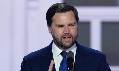 JD Vance attacks Democrats in first speech as Republican vice-president nominee – video