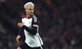 Antonee Robinson of Fulham FC in action during a November match against Wolverhampton Wanderers at Craven Cottage.