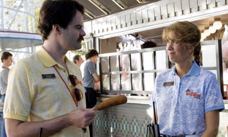 With Bill Hader in Adventureland.