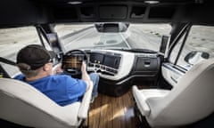 Freightliner Inspiration Truck autonomous driverless vehicle