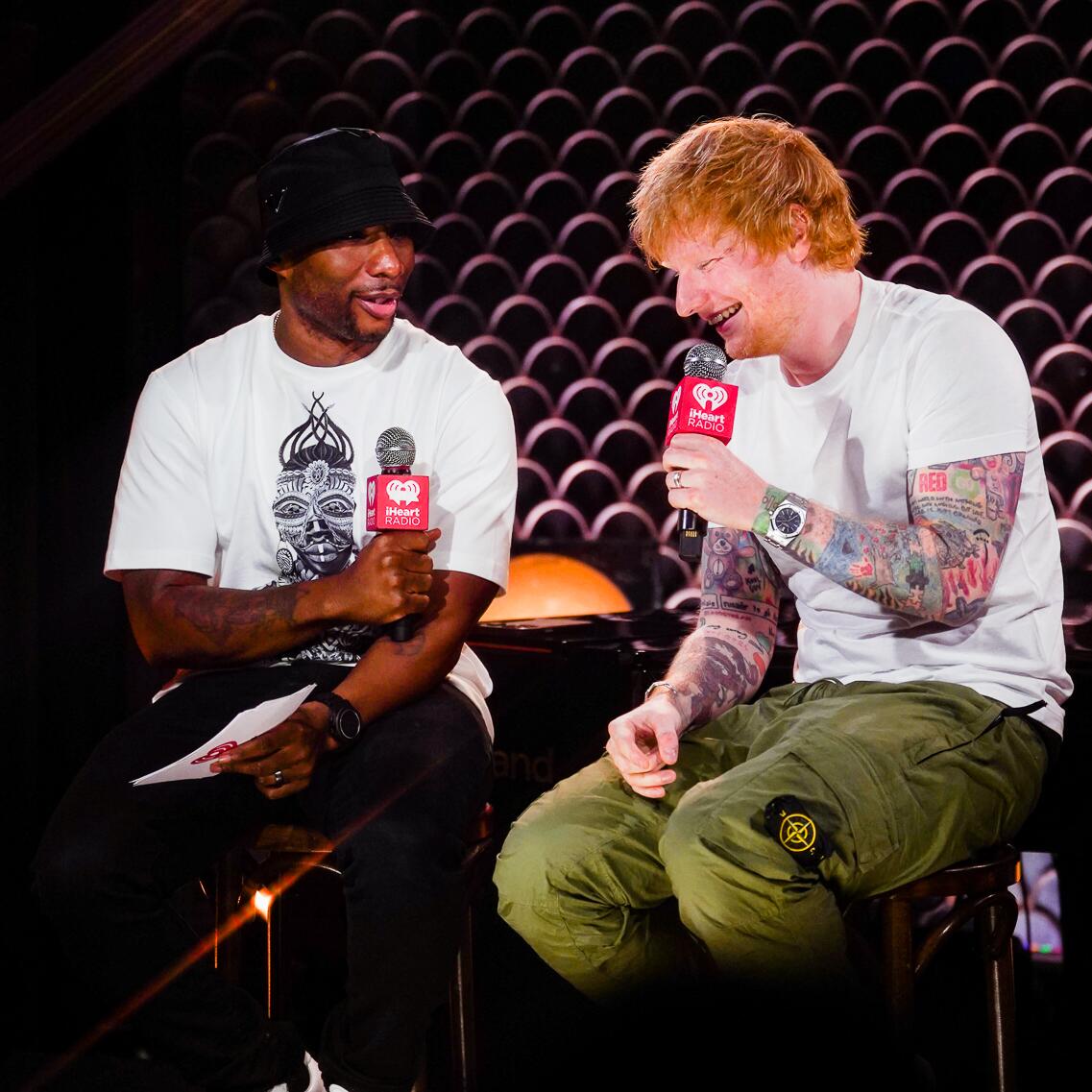 Charlamagne Tha God with Ed Sheeran