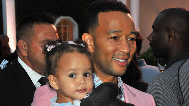 John Legend's Daughter Luna Adorably Negotiates For Her First Phone