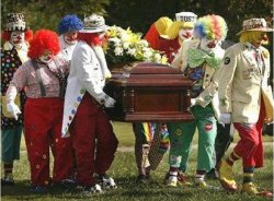 Clown funeral Meme Template