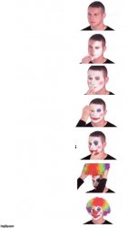 Clown face Meme Template