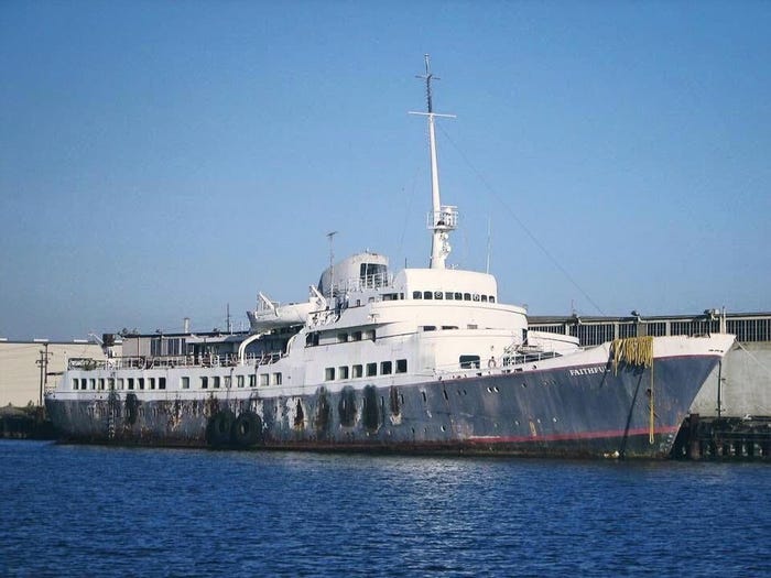 The Aurora - cruise ship floating on sea