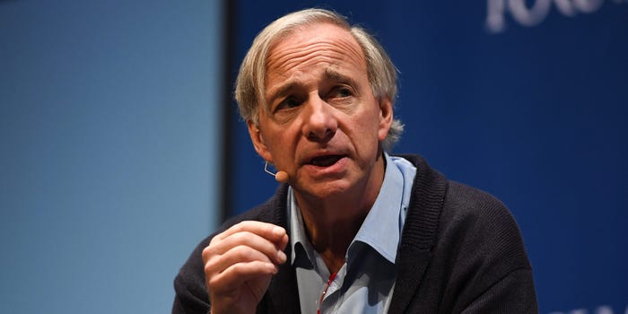 Ray Dalio on the Forum stage during day two of Web Summit 2018.