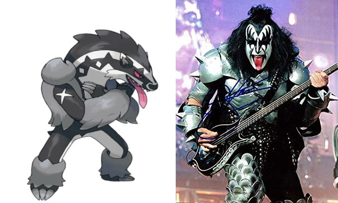 Obstagoon Is Pretty Much The Gene Simmons Pokémon Know