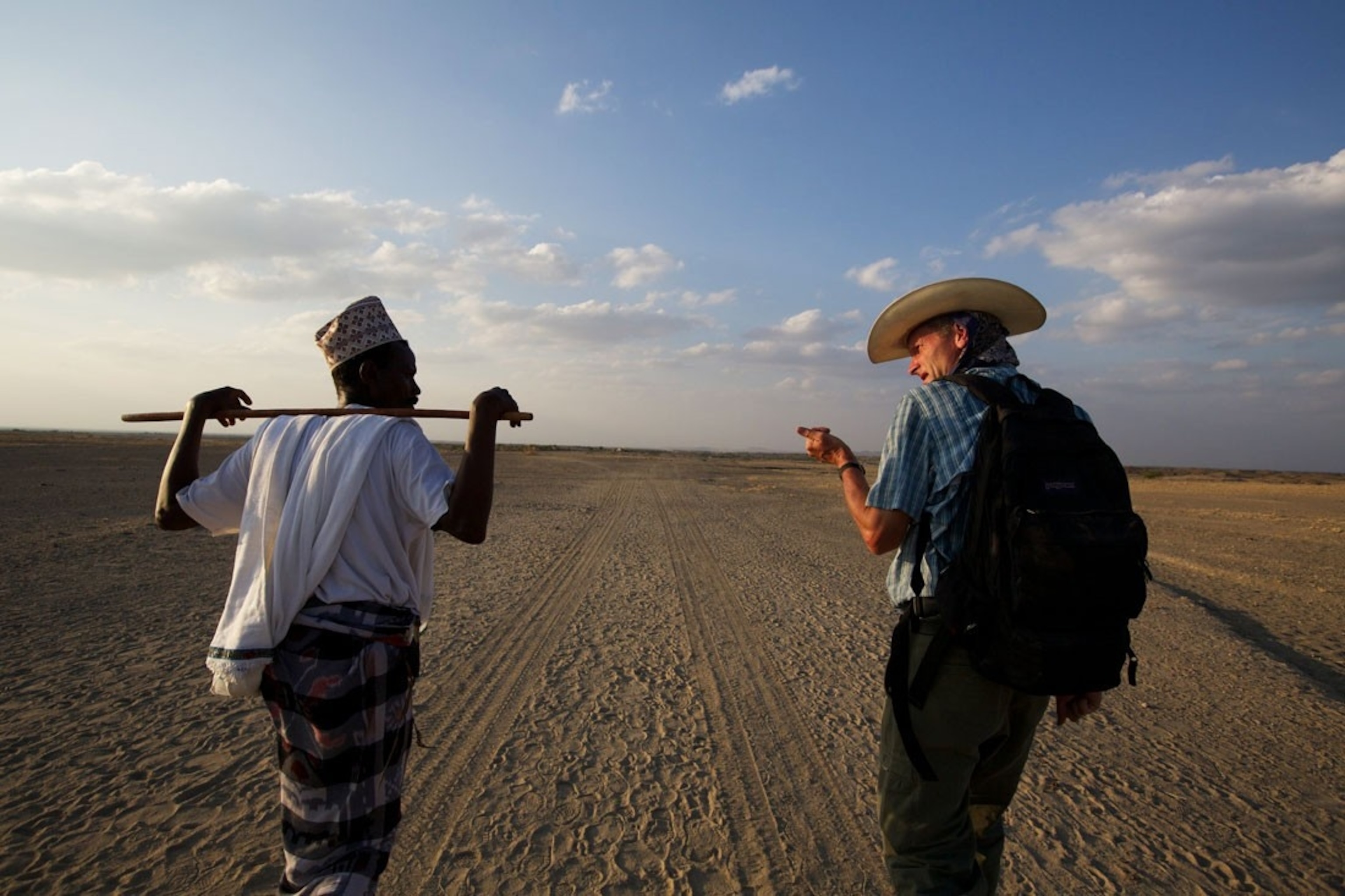 Two weeks into the Out of Eden Walk, Paul Salopek and local guides traverse the Afar region of northeastern Ethiopia.