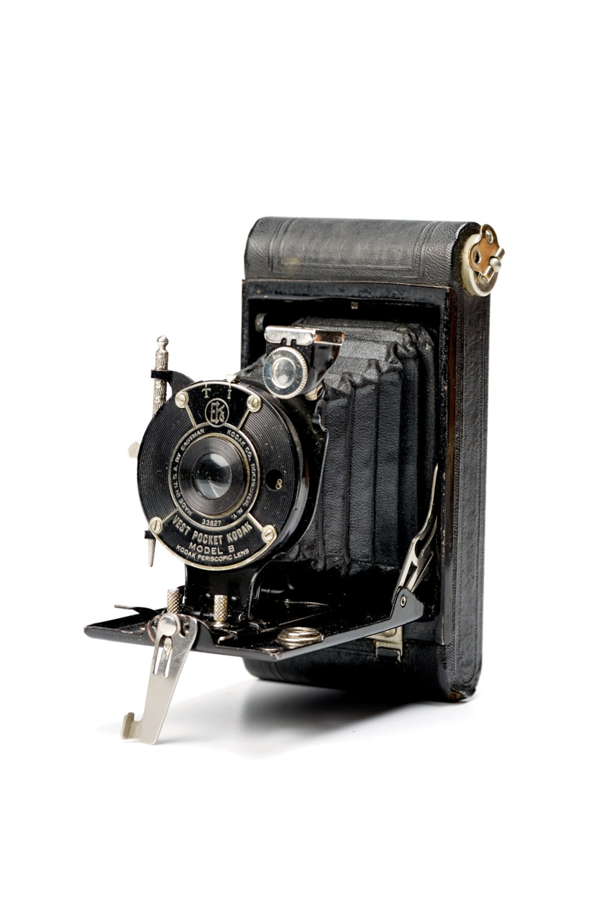 A Vest Pocket Kodak camera like the one that was supposedly carried by Irvine—perhaps to the summit of Everest. That camera has never been recovered. The director, photographer, and climber Jimmy Chin likens finding it to discovering the Holy Grail.