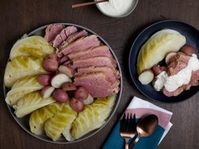 The Best Corned Beef and Cabbage with Horseradish Cream Recipe | Food Network Kitchen | Food Network