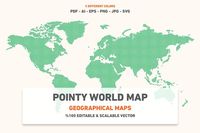 Pointy World Map