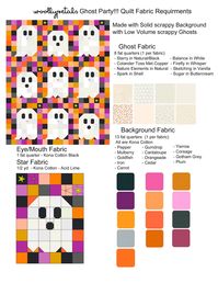 PDF Pattern Ghost Party Quilt Digital Download - Etsy Canada