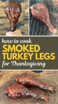 Learn how to cook smoked turkey legs for an unforgettable Thanksgiving dinner! These juicy turkey drumsticks bring all the flavor of a Disneyland turkey leg recipe right to your table. Coated in BBQ sauce and your favorite rub, these smoked turkey legs are packed with flavor and super easy to make at home. Perfect for reliving nostalgic memories or simply adding a fun twist to your Thanksgiving recipe lineup—your guests will love every bite!