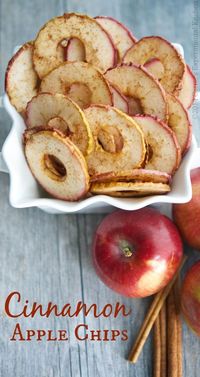 Cinnamon Apple Chips | Carrie's Experimental Kitchen #apples #glutenfree #vegetarian