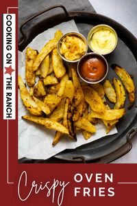 Crispy, golden-brown oven fries are a delicious and healthier alternative to traditional deep-fried fries. These fries are seasoned to perfection with a blend of herbs and spices and are the perfect side dish for any meal. Enjoy them as a snack, a side dish, or even as a main course. These oven fries are easy to make and will satisfy your cravings for something crispy and savory. Try them today and discover a new favorite way to enjoy potatoes!