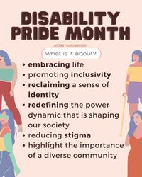 What is DISABILITY PRIDE Month? - Find Your Own Hope