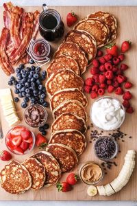 Similar to a classic charcuterie board, breakfast boards are made by piling various snack-able foods onto one oversize platter. With more than 10,000 posts on Instagram under #breakfastboard, there are plenty of images to take inspiration from. We’ve rounded up some of our favorites with tips on how to achieve the perfect brunch board. #brunchboards #breakfastcharcuterieboard #grazingboard #brunchrecipe #bhg