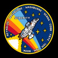 MISSION SERENITY - $14 - Parody of a NASA mission badge with your favorite Serenity crew!