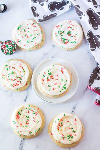 Christmas Funfetti Crumbl Cookies - The Suburban Soapbox