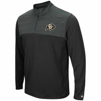 Colorado Buffaloes Adult NCAA Savory 1/4 Zip Windshirt - Black