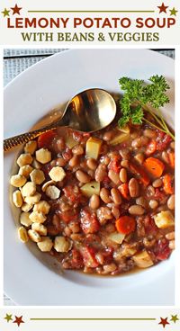 Mayocoba bean soup. An easy healthy vegetable dried bean soup. Homemade with creamy Mayocoba ( canary ) beans. If you're looking for bean soup recipes, give this one a try. Great recipe for a cozy Winter family dinner. Feeds a crowd. #recipes #driedbeans #healthy via @lannisam