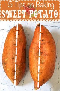 5 tips on how to bake the perfect sweet potato. It is easy to bake the perfect sweet potato by using these quick and essential tips.