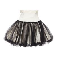 RENAISSANCE RENAISSANCE Qajar 2022 Le Pouf black tulle overlay white cotton puff skirt FR36 S Reference: AAWC/A00539 Brand: Renaissance Renaissance Model: Qajar Material: Cotton, Blend Color: White, Black Pattern: Solid Closure: Zip Lining: White Fabric Extra Details: Back zip. Made in: Italy CONDITION: Condition: Excellent, this item was pre-owned and is in excellent condition. SIZING Designer size: FR36 Size reference: US2-4 / UK8 / IT40 / FR36 / XS-S MEASUREMENTS: Waist: 27cm / 10.5" Hip: 52cm / 20.3" Length: 48cm / 18.7" This Renaissance Renaissance item is authentic.