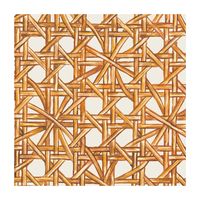 Our classic placemat is now available as a cocktail napkin, perfect for adding texture to your tablescapes. The Rattan Weave has a vintage charm inspired by caning patterns of the seventies, and is guaranteed to make your gatherings more groovy. Cocktail:4.9" x 4.9" folded, 9.8" x 9.8" flat, 20 napkins per package Guest:13” x 16.5” flat, 4.33” x 8.27” folded16 napkins per package Made in Germany