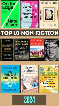 Top 10 of the best non fiction books of 2024 #books #top10 #nonfiction #reading #bookshelf #bookstagram #bookworm #booklover