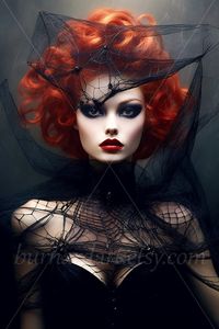 Black Widow Digital Download Fantasy Superhero Villain AI - Etsy