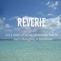 Reverie |ˈrevərē| early 17th century French origin #beautifulwords #wordoftheday #beach #Cuba