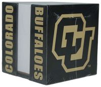 Colorado Buffaloes Note Cube Holder - Black