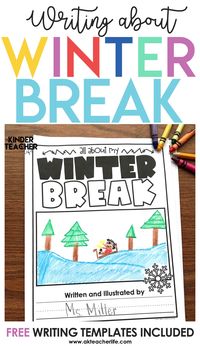 Free Winter writing template free