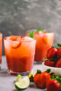 easy spicy strawberry mojitos - plays well with butter