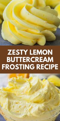 This Lemon Buttercream Frosting is packed with fresh lemon flavor, making it the perfect topping for any dessert. With its light and creamy texture, this Lemon Buttercream recipe will take your cakes and cupcakes to the next level. Add this Lemon Cake Frosting to your baking repertoire for a delicious and tangy treat that everyone will love.