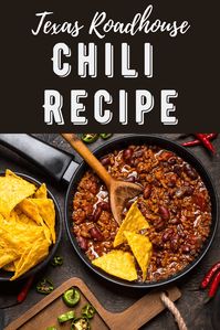 Bring the taste of Texas Roadhouse Chili into your very own kitchen with this copycat recipe. Fix yourself a warm bowl of comfort and curl up for the evening.