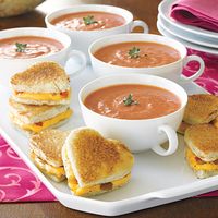 Mini Grilled-Cheese Hearts | MyRecipes.com