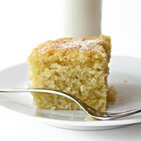 Coconut Milk Snack Cake is an easy to make treat, ideal for after-school snack, coffee breaks, and late night study sessions.