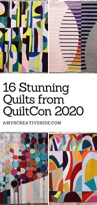 There was so much to take in as I walked through the quilts at QuiltCon, I did notice three things. 1) Curves 2) Hand-quilting 3 Upcycled materials. Click over to see all the quilts.