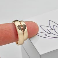 Heart Fingerprint Wedding Rings | Heart Fingerprint Wedding Bands