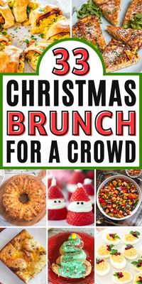 Hosting a holiday brunch for a crowd? Discover 33 easy Christmas brunch recipes that are perfect for feeding family and friends! From make-ahead casseroles to sweet treats and savory bites, these dishes are both simple and festive. Whether you're planning a cozy morning or a big gathering, these crowd-pleasing ideas will make your Christmas brunch stress-free and delicious. Pin now for your holiday menu inspiration!