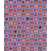 Kaffe Framed Hearts Hot Quilt Kit by Kaffe Fassett - Free Spirit Fabrics