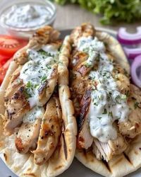 Mediterranean New Kitchen Recipes 2024 | Greek Chicken Gyros | Facebook