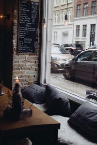 The cozy, woodsy nook at La Esquina in Copenhagen. | 31 Coffeeshops And Cafés You Wish You Lived In