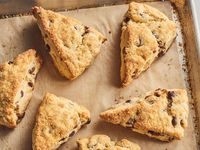 scones on parchment