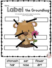 GROUNDHOG'S DAY and Valentines Day Activities for kindergarten and Pre-K FREE printables #kindergartenmath #valentinesday #kidsvalentines #kindergarten